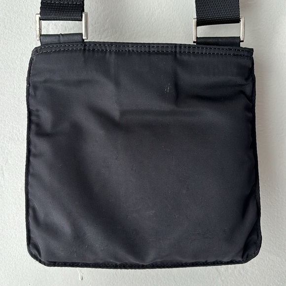 Authentic Prada Triangle Logo Black Nylon Crossbody Bag - Picture 3 of 13